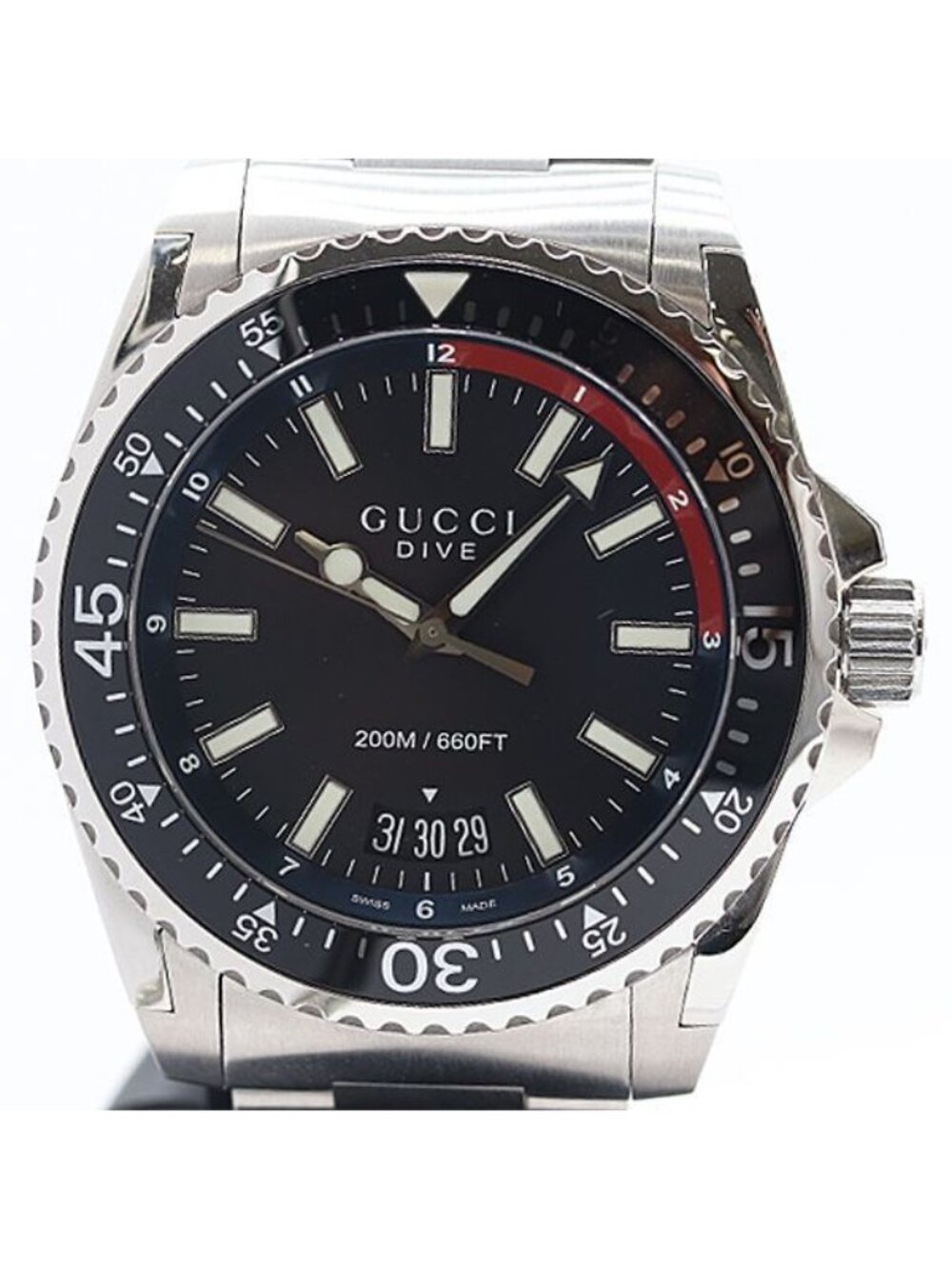 Gucci Date Black Dial Watch